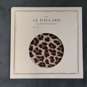 Sezane Leopard Print Scarf